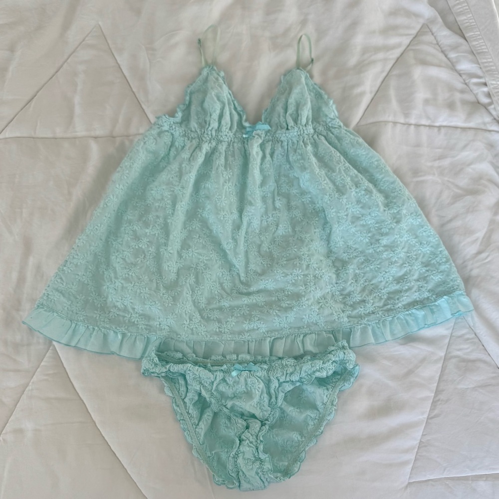 Victoria's Secret 2 Piece Babydoll Sleepwear Set